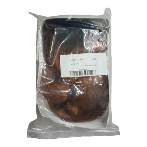 Women Long Wavy Synthetic Wig Brown Middle Part Heat Resistant Full Wig Costume - Picture 5 of 6